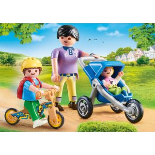 MAMAN AVEC ENFANTS PLAYMOBIL CITY LIFE