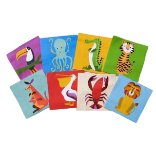 20 SERVIETTES ANIMAUX