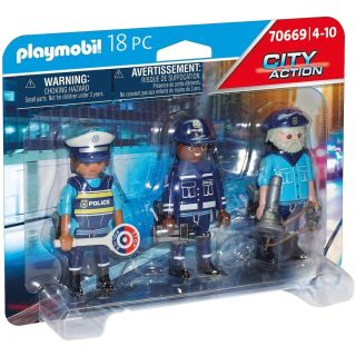 PLAYMOBIL Police Equipe de policiers 