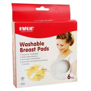 Coussinet d'allaitement lavable 6Pcs BF632