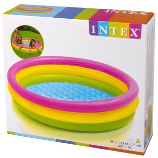 Piscine gonflable coloré