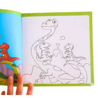 JE COLORIE MES PREMIERS DINOSAURES