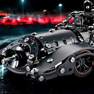 Jeu de Construction Voiture noir 