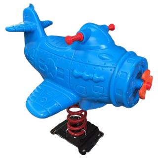Jeu de Ressort Avion Bleu 