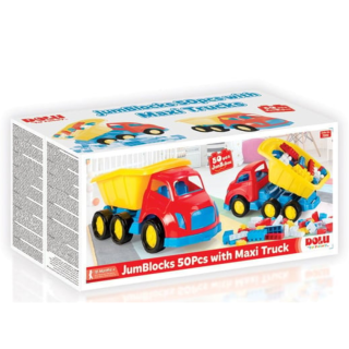 Jum Blocks 50 Pcs With Maxi Truck - Dolu