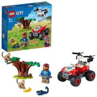 Lego City Wildlife Le quad de sauvetage des animaux sauvages