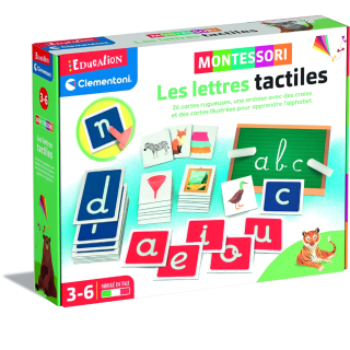 les lettres tactiles - Clementoni