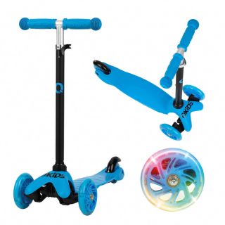 Trottinette à trois roues QKIDS "LUMIS" Turquoise