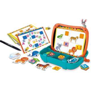 MALLETTE MAGNÉTIQUE - ALPHABET ET ANIMAUX - Clementoni