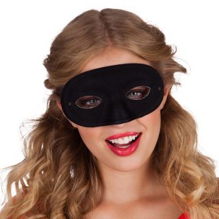 MASQUE LOUP UNICOLOR 5COULEUR ASS-Noir