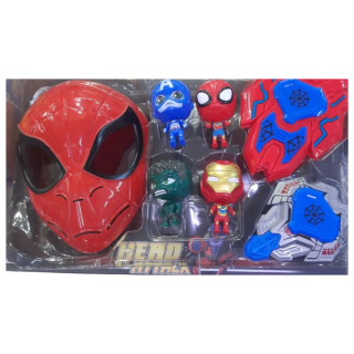 Masque Spiderman Avec Figurine Hero