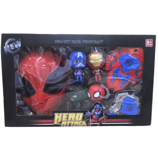 Masque Spiderman Avec Figurine Hero