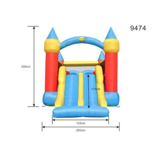 Château Gonflable - Happy Hop avec double Toboggan