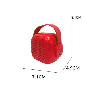Mini Haut Parleur Sans fil Bluetooth -Wster-Rouge