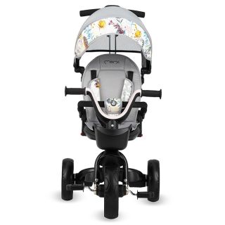 MoMi Tricycle Invidia 360 ° Gris Rose 