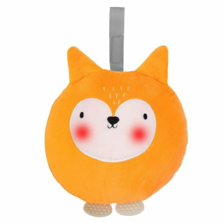 MoMi Peluche Lulu Bruit Blanc Bébé Doudou Renard Orange