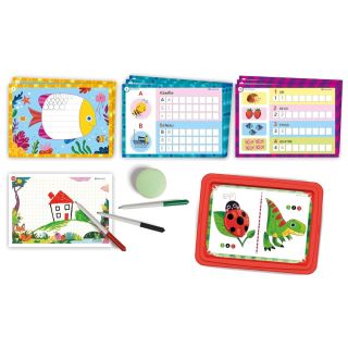 Mon ardoise 3 en 1 : Trace Dessine et écris  - Clementoni