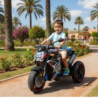 Moto à Batterie 12V avec 3 Roues Sport  