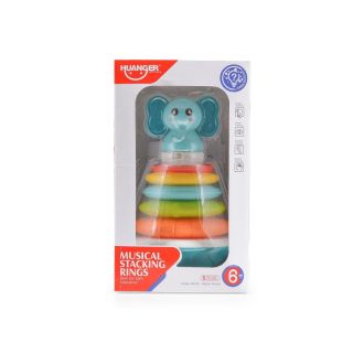 Musical Stacking Rings Elephant 
