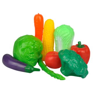 Légumes variés en plastique 