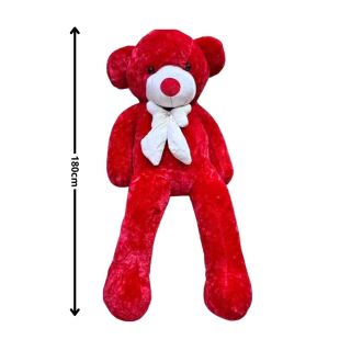 Ours en Peluche Rouge 180CM - NoX