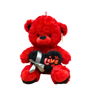 Ours en Peluche  Rouge avec coeur Love 40CM