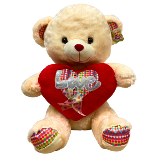 Ours en Peluche avec Cœur 60CM 