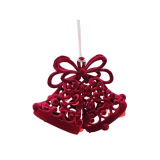 PAQUET 1 CLOCHE VELOURS BORDEAUX 15 x 13 CM