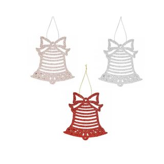 PAQUET 3 CLOCHES 4 COUL ASST 9.5x10.5CM