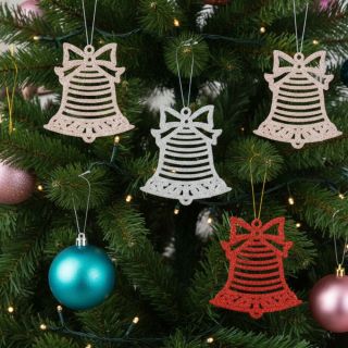 PAQUET 3 CLOCHES 4 COUL ASST 9.5x10.5CM