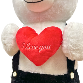 Panda Peluche Noir blanc 80 CM