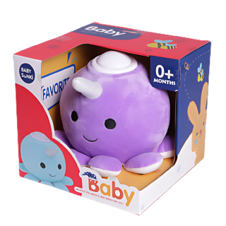 Peluche unicorne avec son et lumière