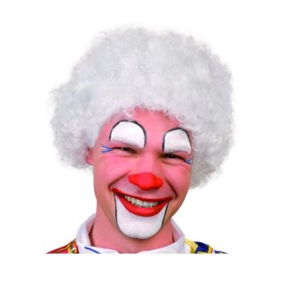 Perruque clown blanche