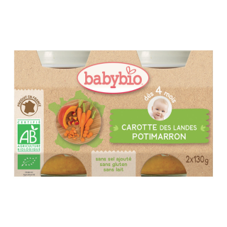 Petit pot Carotte des Landes & Potimarron