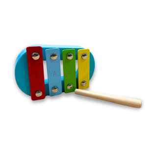 Petit Xylophone Coloré En Bois - Manchot