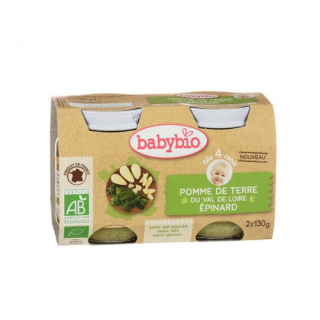 Petits Pots Pomme de Terre Epinards 2x130g
