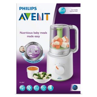 Robot cuiseur vapeur et mixeur 2-en-1