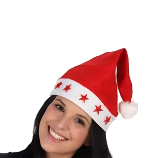 Bonnet de Noël avec étoiles 