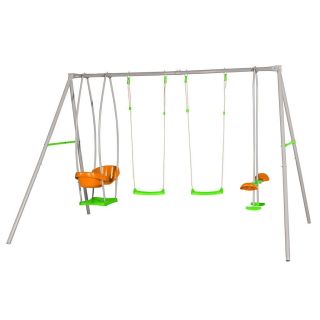 Portique Balançoire Métal Axion 2,20m Jade - Trigano