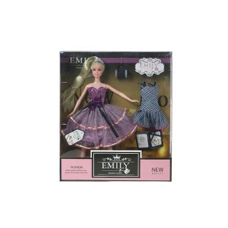 Poupée Avec Accessoires Rising purple - Emily