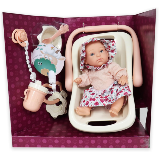 Poupée Baby : Berceau, Biberon, Sucette