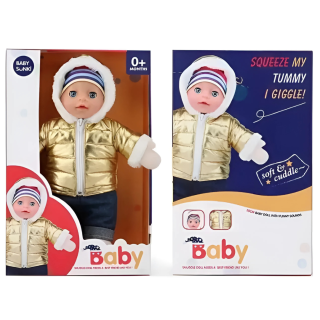Poupée avec Jacket dorée