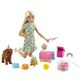 Mattel COFFRET BARBIE ANNIVERSAIRE DES CHIENS