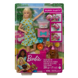 Mattel COFFRET BARBIE ANNIVERSAIRE DES CHIENS