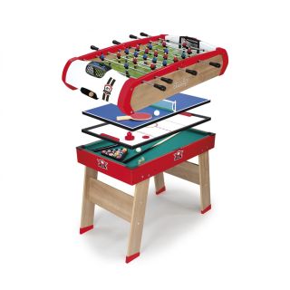  4 EN 1 Table de Baby-foot Powerplay  - Smoby