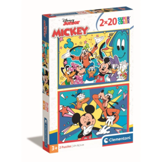 PUZZLE 2X20 Clementoni-Mickey