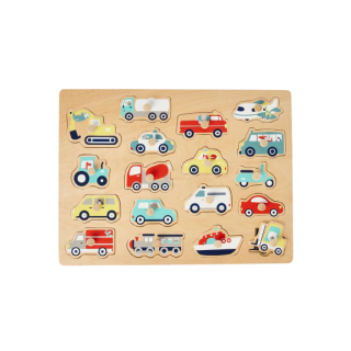 Puzzle en bois vehicules -onshine