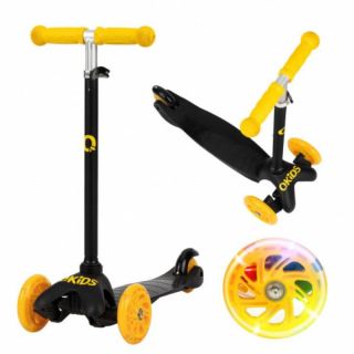 Trottinette à trois roues QKIDS "LUMIS" Jaune