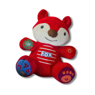 Renard en peluche Rouge pour bébé