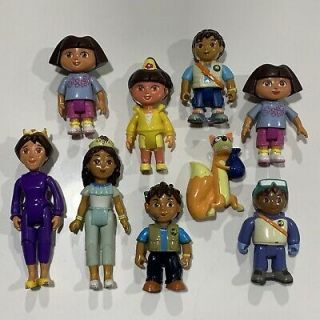 9 figurines Dora